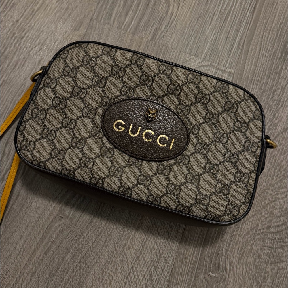 Gucci Brown Monogram Shoulder Bag